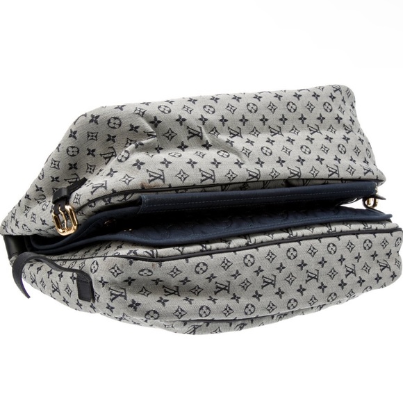 Louis Vuitton Sac A Langer Baby Diaper Messenger Crossbody Bag LV Mini Lin Denim - Picture 4 of 5